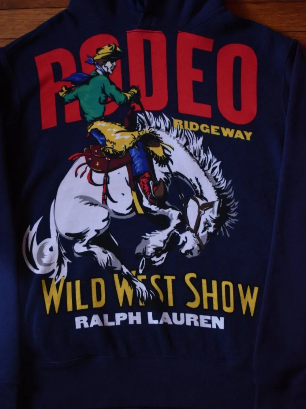 Polo Ralph Lauren Rodeo Wild West Show Hoodie Size L